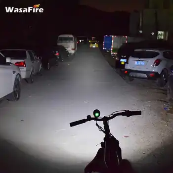 WasaFire 2 20000lm 12 1 Far* XML T6 Bisiklet Işık Bisiklet Bisiklet Işık 9600mAh 18650 Pil Şarj Cihazı Frontlight LED