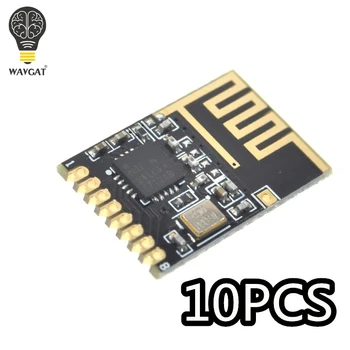 WAVGAT 10 ADET Bileşen Seti NRF24l01+ 2.4 GHz Kablosuz Mini Güç Modülü Sürüm Sürüm SMD geliştirilmiş
