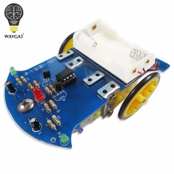 WAVGAT Akıllı İzleme Akıllı Araç Şase İzleme Akıllı Çizgi Araba Eğlenceli Elektronik Üretim DİY Kit Uygulama Parça Seti