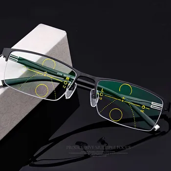 WEARKAPER Yeni Gözlük İlerici Anti Mavi Işınlar Gözlük Bilgisayar Ayarı Presbit Gözlük Okuma Multifokal