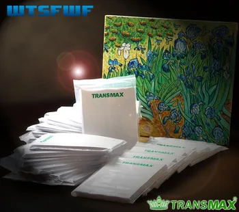 Wtsfwf Ücretsiz Kargo 20pcs A4 Işık Renk Transmax Kağıt T-shirt Transfer Kağıdı Süper Yumuşak Ultra İnce Isı Transferi Kağıt