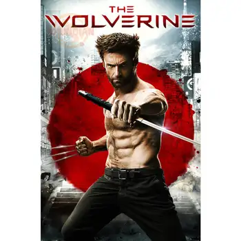 X-Men Film Poster Baskı İpek Kumaş Baskı Poster Baskı Kumaş Kumaş Duvar Posteri Özel Saten Poster CD&38 Wolverine