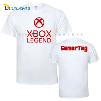 XBOX EFSANE,OYUN T-Shirt Erkek tişört Üstleri T Erkek Pamuk Kısa Kollu Gömlek Komik Adam