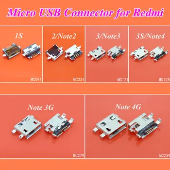 Xiaomi Redmi için cltgxdd 1 ADET Mikro USB Jack Soket Konnektör bağlantı Noktası Hongmi için Fişi Şarj 2 3 3 1'ler 2 3 4 3G 4G not