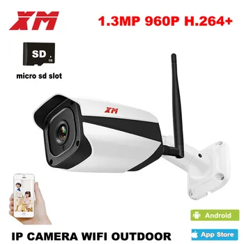 XM Açık su Geçirmez Mermi PROFESYONEL IP Kamera Wifi Kablosuz Güvenlik Kamerası desteği-Kart CCTV Kamera Gece Görüş Dahili