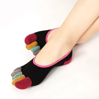 Yaz Kadın Çorapları Pamuk Meias Beş Parmak Çorap Rahat Nefes Calcetines Çorap Ayak
