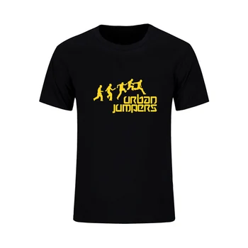 Yaz Stil Pamuk T-Shirt Erkekler 2017 Yaz Parkour Kısa Kollu Baskılı T-shirt Marka Giyim Hip Hop Street Jumper Tops Tee