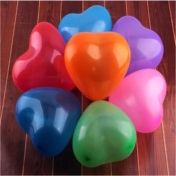 Yeni 10 adet çok 12inch kalp lateks balon hava topları şişme düğün doğum günü partisi dekorasyon Yüzen balonlar oyuncaklar/