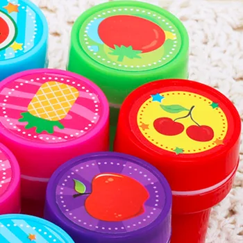 Yeni 12PCS Öz-mürekkep Çocuk Parti Doğum günü Partisi Çocuk Oyuncakları Kız Goody Çanta Pinata Dolgu Malzemeleri için Olay İyilik Pul