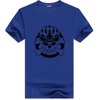 Yeni 2018 Yaz Moda Erkek Kısa Kollu T Shirt Kafatası Baskılı Street 3D Rahat Pamuk Üstleri-Shirt Komik T Shirt Harajuku T