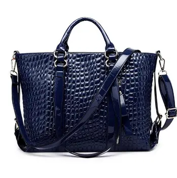 Yeni Avrupa moda çanta timsah tahıl çanta Tek omuz çantası eğimli omuz çantası eğlence paketleri