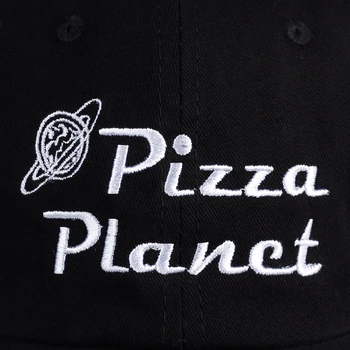 Yeni bir Pizza Gezegeni Şapka Beyzbol Şapkası Nakış Baba Şapka Yaz Güneş Pizza Pamuk Snapback Hip Hop Spor Cap pokemon kemik