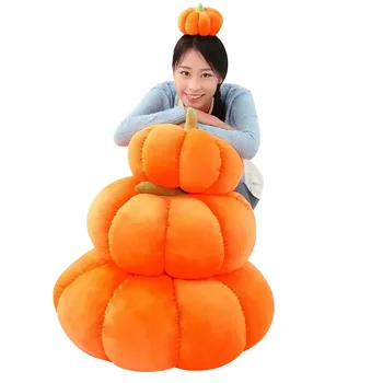 Yeni Design12cm/30cm/ 45cm/ 50cm Halloween Pumpkin Yastık Peluş Yumuşak Sevimli Sevimli Kabak Dolması Peluş Oyuncaklar Bebek Oyuncak Çocuk Oyuncakları