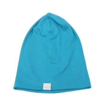 Yeni Doğan Bebek Çocuk Sonbahar Kış Sıcak Etkili Moda Sevimli Düz Örme Pamuk Şapka Taç Kapaklar Skullies Renkli
