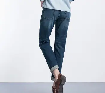 Yeni moda Artı boyutu kadınlar için kısa düz kot pantolon Büyük metre gevşek BF rüzgar düz erkek kot pantolon kadın kadın pantolon 4XL