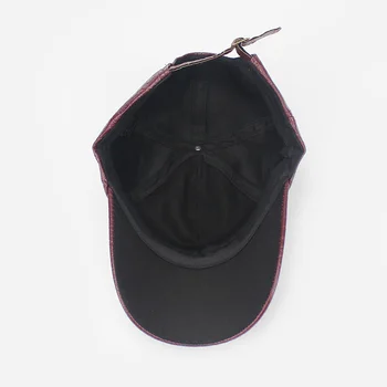 Yeni Moda Baba Şapkası Siyah PU Deri Ayarlanabilir Sağlam Deluxe Beyzbol Şapkası Hip Hop Erkekler Kadınları Rahat Ayarlanabilir Şapka Gorras Kemik