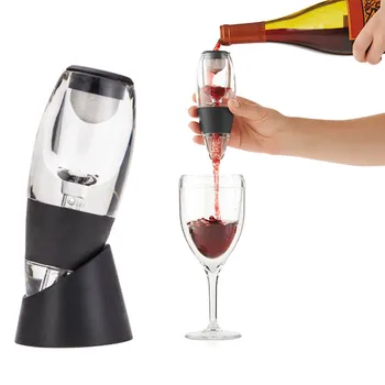 Yeni Moda Şarap Havalandırıcı Karaf Aile Partisi Otelde Hızlı Havalandırma Şarap Pourer Sihirli Sürahi HG99 Ayarlayın