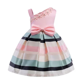 Yeni Noel Kızlar Pamuk V Boyun Elbise Çocuk Prenses Elbise Bebek Kız 4 5 6 8 9 Yıl Balo Parti Giymek Elbiseler Çocuk-