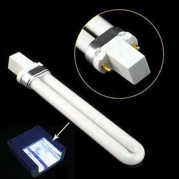 Yeni sıcak Profesyonel Elektronik 4 adet LED Tırnak Kurutma UV Lambası Ampul Tüp Yerine Sanat Oje Manikür