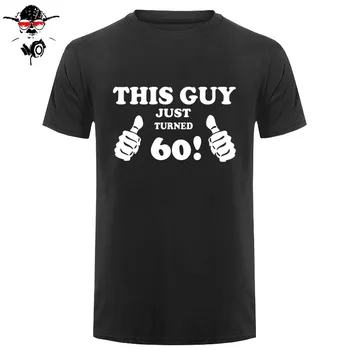 Yeni Yaz Bu Adam Sadece Erkekler Kısa Pamuk doğum günü Hediye T Kollu Gömlek 40 50 60 yaşını-shirt Tops Casual Tshirt Mans
