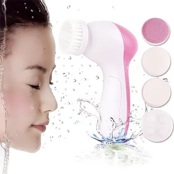 Yeni Çokuluslu Elektrik Elektrikli yıkama Yüz Makine Temiz Cilt Güzellik Yüz Masajı Derin Temizleyici Set 1 6 Sıcak Satış