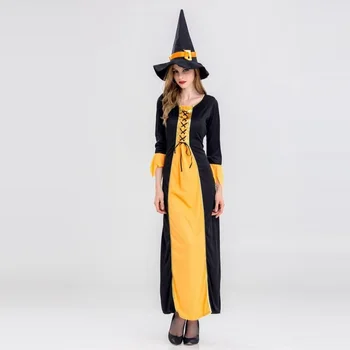 Yetişkin Kadınlar için cadı Kostümleri Kostüm Geleneksel Seksi Cadılar Bayramı Kostümleri Cadı Sihirli An Kostümü Kız Siyah Sinek Kadın