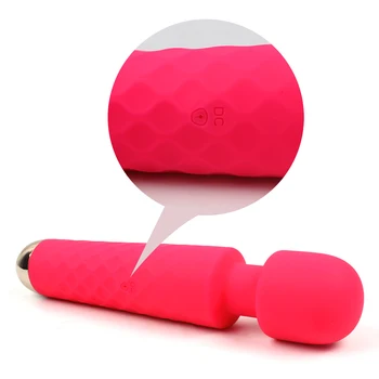 Yetişkin Ürünleri Şarj USB Kadın için AV Masaj Aleti Şarj edilebilir yapay penis Vibratör Seks Oyuncak Titreşim Kadın için İKOKY Vibratörler Sessiz