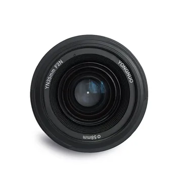 YONGNUO YN35mm F2.0 Geniş açılı AF/MF Nikon F Mount 5600 D3200 D3300 Görüntü, Ürün D90 DSLR fotoğraf makineleri için 35mm F2N Odak Lensi Sabit