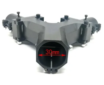 Yuenhoang 30 25 Yatay Katlama Parça Y-tipi Katlanabilir Kol Taban Koltuk Tüp Tutucu Alüminyum Alaşım RC Drone UAV Bağlayıcı