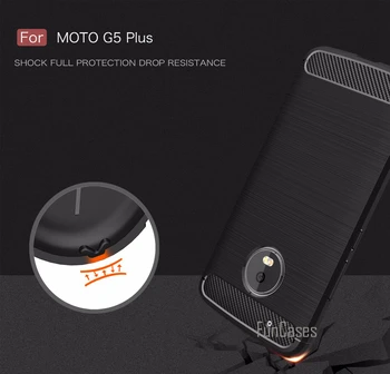 Yumuşak Takılmış Durumda sFor fundas Motorola Moto G5 Plus kılıfı sFor Lenovo Moto G5 Plus Kılıf 5.5 inç carcasas etui durumda capa