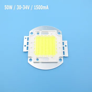 Yüksek kaliteli 50W SMD COB BridgeLux / Epistar / Entegre çip Işıklandırmalı Doğal Sıcak Soğuk Beyaz için çip Epileds LED