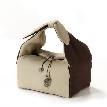 Yüksek kaliteli özel tasarım çay kenarında piknik seyahat çantası için çanta,çay kutusu toplama ücretsiz nakliye set