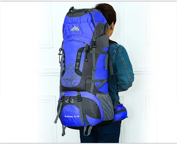 Yürüyüş Tırmanma Sırt çantası açık Kamp Seyahat Çantaları su Geçirmez 80 M Büyük Sırt çantası Spor çanta Sırt çantası su Geçirmez
