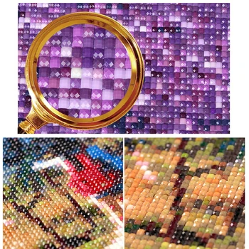 Zhui yıldız 5d DİY Elmas Elmas nakış Sihirli Okul Kalesi 5 adet elmas resim Çapraz Dikiş mozaik dekorasyon, resim