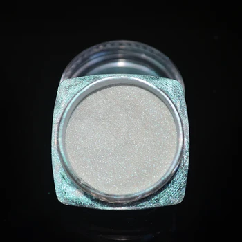 ZKO 1 Kutu Tırnak Glitter Toz Denizkızı Güzel Degrade Işıltı Parlayan Tırnak Toz Toz Lazer Tırnak Sanat Süslemeleri Pigment