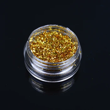ZKO Altın Gümüş İsteğe bağlı Pul Pul Çivi 0.2 g Bling Ayna Tırnak Glitter Toz Paillette DİY Tırnak Sanat Dekorasyon Pırıltılar