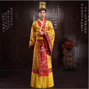 Çin İmparatoru kostüm Egemen elbise Hanfu Antik Çin kostüm