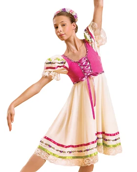 Çocuk Bale Kostümleri Profesyonel Bale Tutus Yetişkin Mor Kadın Bale Dans Elbise Profesyonel Ballett Elbise Kız