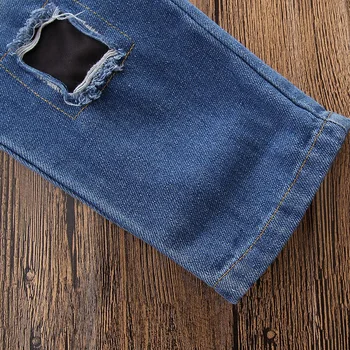 Çocuk Giyim Bebek 2018 YENİ Kıyafet Çocuk Elbise Moda Kız Bebek Uzun Kol Kamuflaj T-shirt+Jean Kot Pantolon Üstleri Set