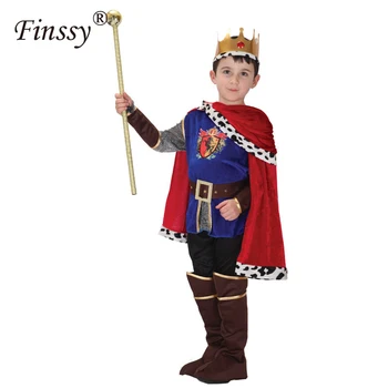 Çocuk Kral Cosplay Kostüm Sahne Performansı Giyim Cadılar Bayramı Çocuklar İçin Çok Mükemmel bir Hediye Kostüm