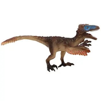 Çocuk Oyuncakları Utahraptor Plastik Eylem Modeli Dinozor sistemini temsil etmektedir Oyuncak Çocuk Doğum günü Hediyeleri-17 Rakamları
