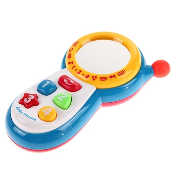 Çocuklar için eğitim Müzik Ses Cep Telefonu Oyuncak bebek Öğrenme Müzik Telefonu Oyuncak Çocuklar Newbrons Bebek Çocuk Oyuncak Telefon