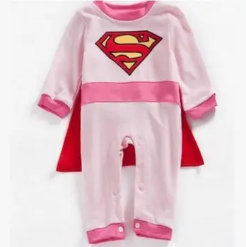 Önlük İle Bebek Romper Superman Uzun Kollu Noel Kostümü Hediye Bahar Sonbahar Çocukları Rahat Giyim Setleri Cadılar Bayramı