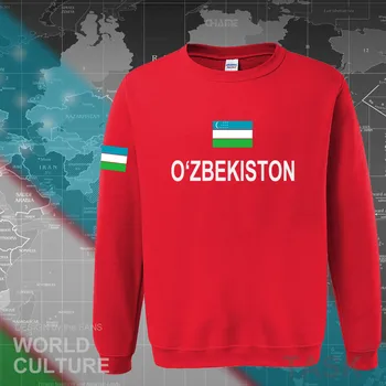 Özbekistan Özbekistan sınırına geçişin kapşonlu erkek sweatshirt UZB o'zbekiston Spor Yeni hip hop sokak eşofman ulus futbolcu ter