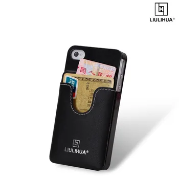 Özel logo cep telefonu cep 3m yapışkan akıllı cep mobil gerçek deri kart sahibinin