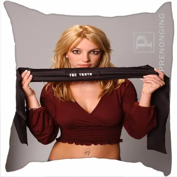 Özel Yastık kılıfı Kapak Britney Spears 20x20cm@02 Kare Fermuar Yastık Kapak,35x35cm 180117(bir tarafa)#145 Gerçekleştirilen