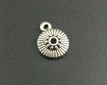 Ücretsiz Kargo! 10 Adet DİY Retro Takı Aksesuar Antika Gümüş Yuvarlak Takı A1187 DİY el Yapımı Zanaatı 10mm