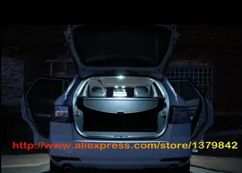 Ücretsiz Kargo 5 adet Çok araba/stil Xenon Beyaz Canbus PackageKit Skoda Octavia 2 Rs İçin İç LED Işıklar