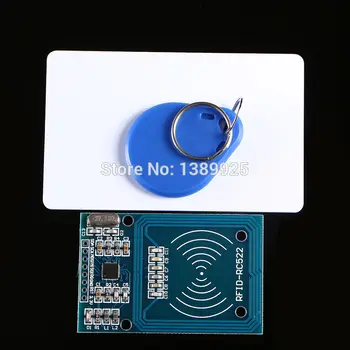 Ücretsiz kargo! 50pcs/lot PMUM-522 RC522 RFID RF IC kart sensör modülü Fudan kartı göndermek için, Anahtarlık