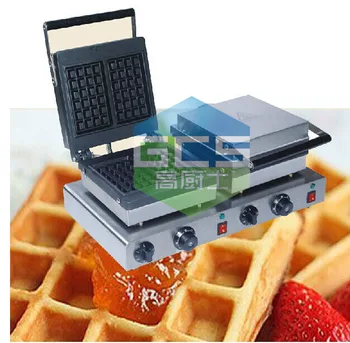 Ücretsiz kargo Elektrikli çift kafa waffle makinesi Kare waffle makinesi 220V 220v
